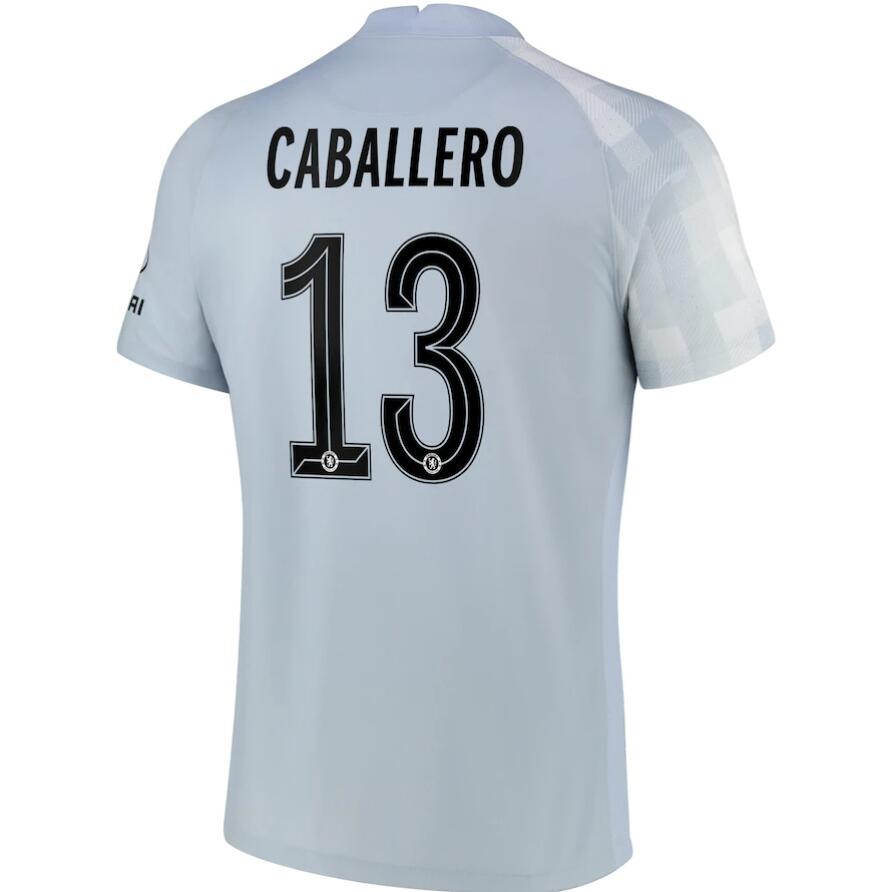 2021/22 Chelsea Cup Goalkeeper Soccer Jersey Shirt with Caballero 13 printing